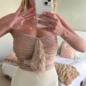 Metallic Tube Top